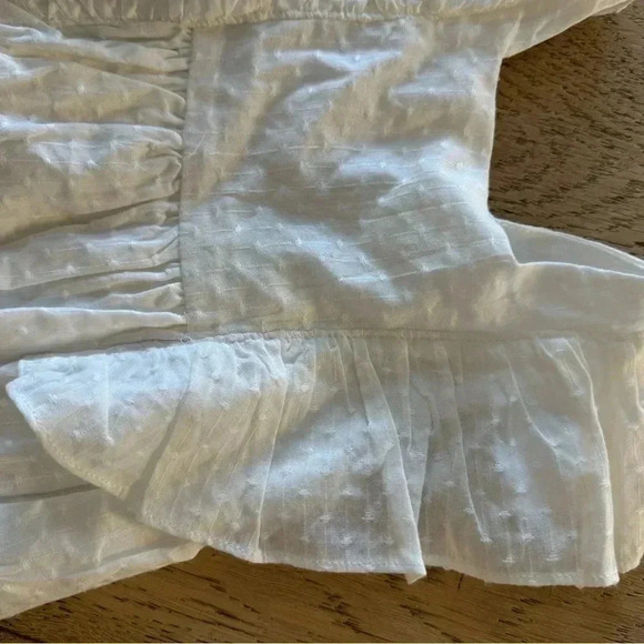tullabee one piece ruffle Bubble White size 12-18 months - Picture 2 of 3